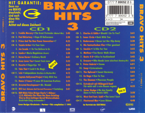 Bravo Hits - Samplerinfos.de