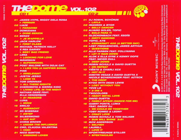 The Dome 106 - CD Lieder - Neu von 2023 