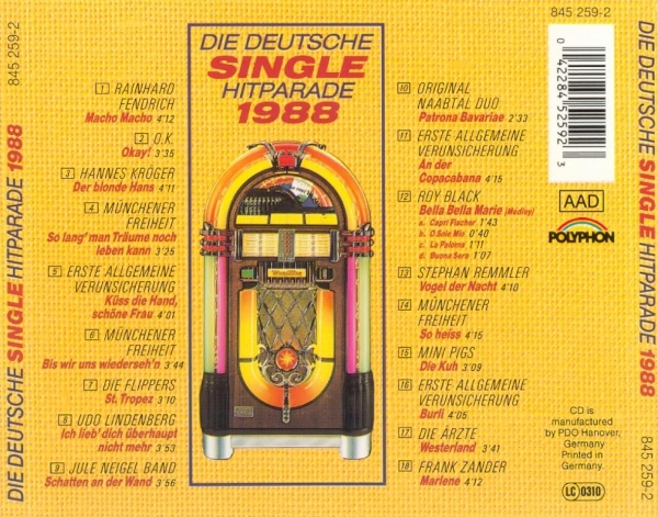 a német single hitparade 1988