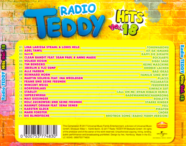 Radio TEDDY Hits Vol 19/CD 